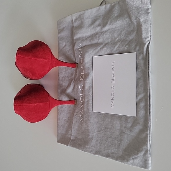 Manolo Blahnik Red Heels - Picture 9 of 11